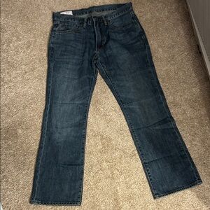 Men's Gap 32x30 Bootcut Jeans in Deep Blue